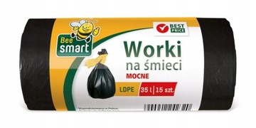 WORKI NA ŚMIECI PACLAN 35l MOCNE kosze na śmieci