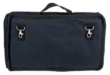 Torba etui case pokrowiec na 6 mikrofonów czarny Millenium 37x5x21 cm