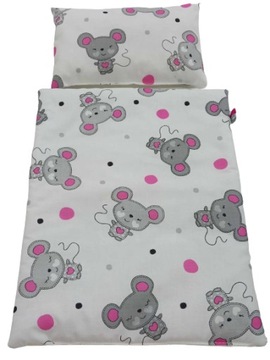 POŚCIEL DLA LALEK PODUSZKA KOŁDERKA DLA LALKI. B