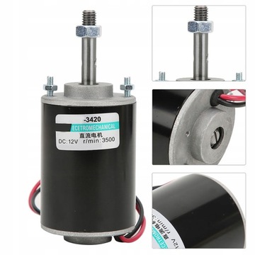 SILNIK SZCZOTKOWY 12V/24V XD-3420 3500RPM