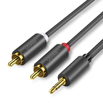 Ugreen Mini Jack Audio Cable от 3,5 мм до 2RCA CINCH SNITH 3M CABLE