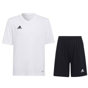 STRÓJ NA WF ADIDAS KOMPLET DZIECIĘCY KOSZULKA SPODENKI r.164