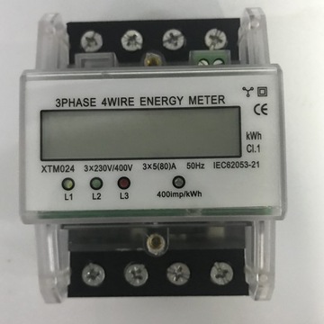 СЧЕТЧИК ЭЛЕКТРОЭНЕРГИИ 80А, 3-ФАЗНЫЙ, ТРЕХФАЗНЫЙ СУБ-СЧЕТЧИК