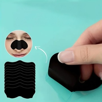 Угольные пластыри для очищения носа от черных точек 10 шт.