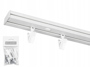 Szyna Sufitowa pojedyncza karnisz PCV na wymiar