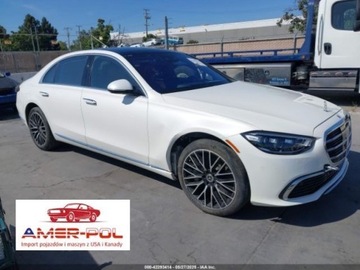 Mercedes Klasa S W223/V223 2021 Mercedes-Benz Klasa S 580 4 MATIC 2021 4.0 Benzyna 496KM