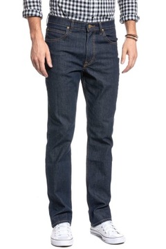 Męskie spodnie jeansowe proste Lee BROOKLYN W31 L32