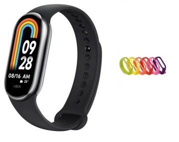 SMARTBAND XIAOMI MI BAND 8 + ZESTAW 5 OPASEK