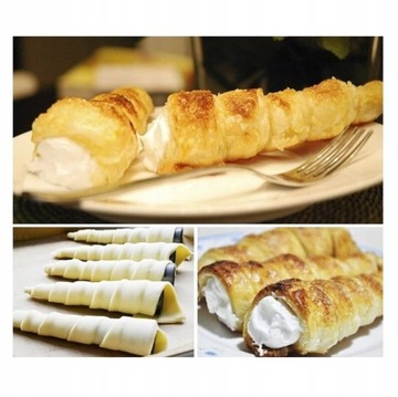 FOREMKI DO RUREK RURKI ROŻKI STOŻKI 12CM 10SZT