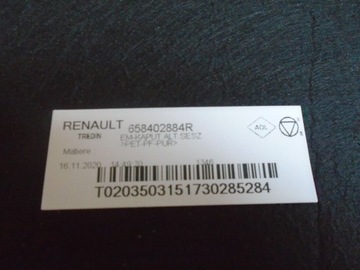 TLUMENÍ KRYTINA KAPOTY RENAULT CLIO V 5 ASO