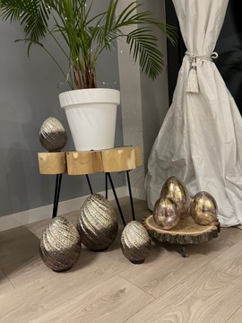 JAJO WIELKANOCNE SZKLANA OZDOBA WIELKANOCNA JAJKO FIGURKA WIELKANOCNA