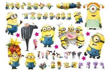 TATUAŻE DLA DZIECI ZMYWALNE TYMCZASOWE MINIONKI