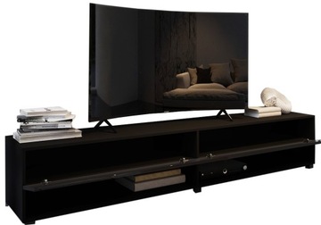 Szafka Czarny Połysk Komoda RTV 180 FE11 O-sofa