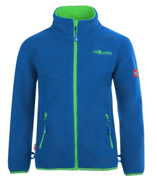 Polar dziecięcy TrollKids Oppdal TURYSTYCZNY ODDYCHAJĄCY CIEPŁY OUTDOOR