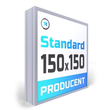 Kaseton STANDARD reklamowy LED z ramą aluminiową 150x150cm