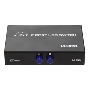 2/4-портовый USB 2.0 ручной переключатель общего доступа для сканера принтера ПК