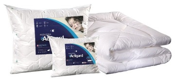 ACTIGARD ANTYALERGICZNA KOŁDRA 160x200 + PODUSZKA 70x80 + JASIEK ZESTAW AMW