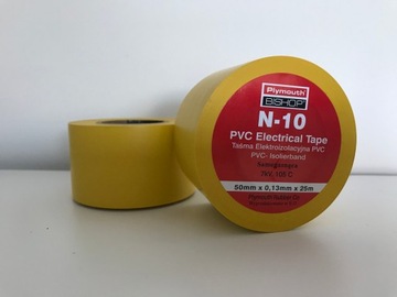 taśma izolacyjna 50/25 m Plymouth, żółta