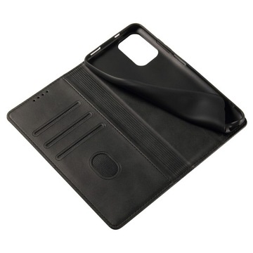 КОЖАНЫЙ ЧЕХОЛ С МАГНИТОМ ДЛЯ MOTOROLA MOTO G84 5G + СТЕКЛО