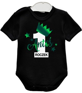 Body kr. rękaw PIERWSZE URODZINY ROCZEK ROK r. 92