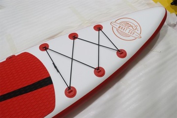 Deska SUP SURF paddle pompowana 380x66x15 akcesoria ZESTAW XXL