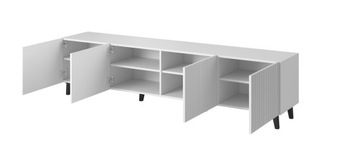 NOVA Шкаф под ТВ 186x40x48 матовый белый