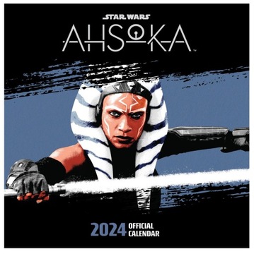 Kalendarz na 2024 rok Star Wars Ahsoka ścienny 30x30 cm