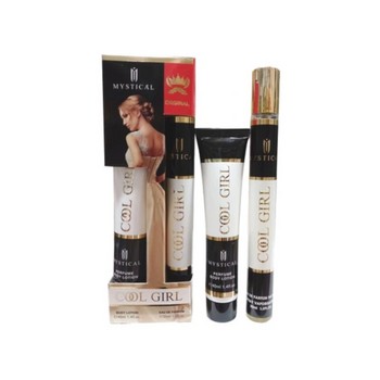 Mini Zestaw Perfumetka Damska COOL GIRL 35 ml z Balsamem do Ciała 40 ml