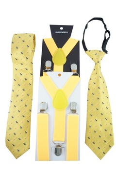 Нагрудный платок желтого цвета с рисунком DOGS и DOGS