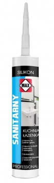 Silikon Sanitarny Biały MAX 280 ml Polski Produkt