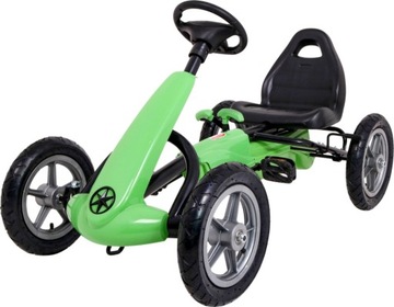 КАРТ С ПЕДАЛАМИ, НАДУВАННЫЕ КОЛЕСА, СВОБОДНАЯ СКОРОСТЬ, ТОРМОЗ