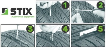 КОМПЛЕКТ ДЛЯ РЕМОНТА ШИН БЫСТРЫЙ РЕМОНТ ШИН КОЛЕСА ВЕРЕВКИ РЕЗКА AWELL