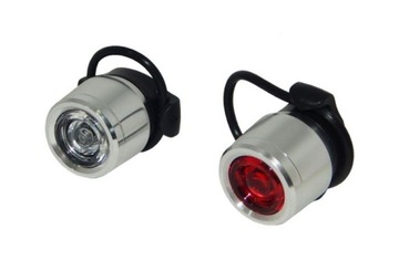 СВЕТОДИОДНЫЕ ВЕЛОСИПЕДНЫЕ ФОНАРИ ПЕРЕДНИЕ И ЗАДНИЕ НА АККУМУЛЯТОРЕ