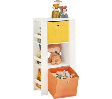Regał Organizer do przechowywania zabawek i książek dla dzieci 48x27x94cm