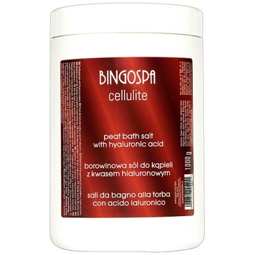 BOROWINOWA SÓL DO KĄPIELI Z KWASEM HIALURONOWYM 1000 g BINGOSPA