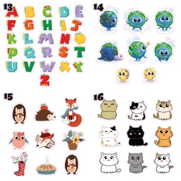 Наклейки мотивационные призы для детей 50 дизайнов