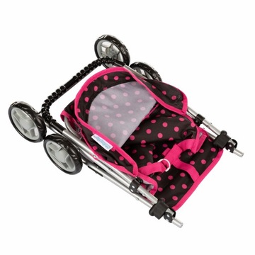 КОЛЯСКА ДЛЯ КУКОЛ KINDERPLAY ЛЕГКАЯ СКЛАДНАЯ КОЛЯСКА-СТАБИЛЬНАЯ