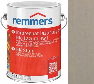 REMMERS HK-LASUR LAZURA ELEWACJI 10L SREBRNOSZARY