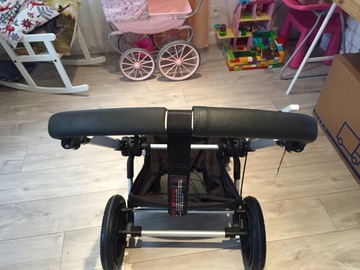 Кожаный чехол на ручку для Bugaboo Cameleon 3/3plus, версия со шнуровкой