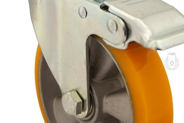 23HALPU125K2 Полка на тележке Wheel fi125, комплект из 4 шт.