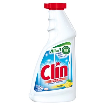 Clin Płyn do Mycia Szyb Zapas Lemon 500ml