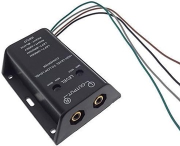 RCA выходной адаптер усилитель аудио преобразователь 2x RCA HI Low