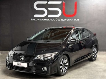 Honda Civic IX Hatchback 5d Facelifting 1.4 i-VTEC 100KM 2016 Honda Civic 1.4 16V 100 KM Elegance Kamera Nawigacja LED ALU Gwarancja SSU