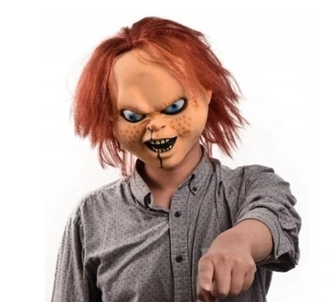 STRASZNA MASKA LALECZKA CHUCKY HALLOWEEN