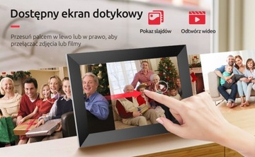 Цифровая фоторамка HDeye PL с экраном 10,1 дюйма, Wi-Fi