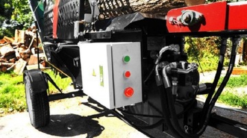 Piło łuparka spalinowa 12 ton 15 KM łupiarka kłody śr 38cm dł 55cm STIHL