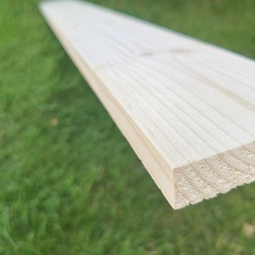 Доска строганная 1,8х9х90см ЕЛЬ СОСНА, строганная, готова к покраске.