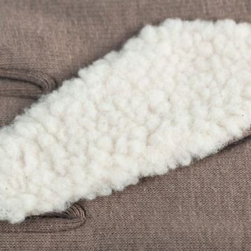 Szaleo bawełniane RĘKAWICZKI kożuszek rk15354-3
