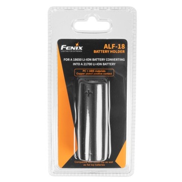 Переходник с аккумулятора Fenix ​​ALF-18 18650 на 21700