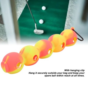 Держатель для мячей для гольфа с подвесной пряжкой. Мягкий силиконовый защитный JG